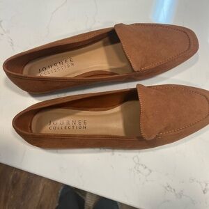 Journee collection Tullie slip on, square toe loafer flats size 12